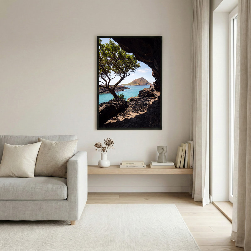 Art mural encadré par un arbre, 18"H x 12"W