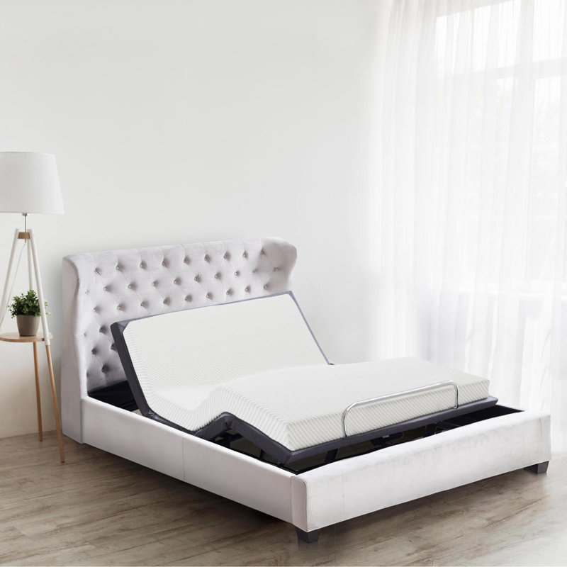 Sterner Zero Gravity Pain Relieving Massaging Adjustable Bed with Wireless Remote, Bluetooth and App, Queen