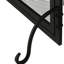 Pare-étincelles en fer avec portes et 4 outils, noir mat, 50,5 po x 32 po 5,5 po pliable noir mat, 5,61 pouces de profondeur, 50,91 de largeur