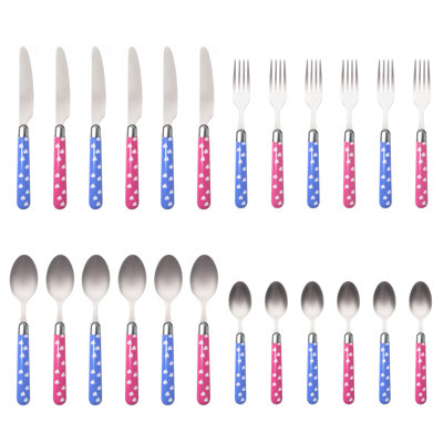 Mccurdy 24 Piece 18/10 Stainless Steel Cutlery Set, Service for 6