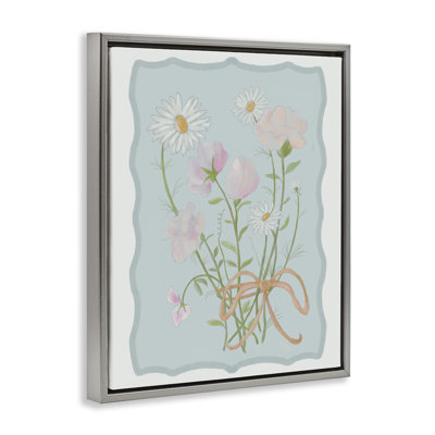 Cadre flottant Spring Cottage Clippings, design par Leslie Hermosa