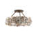 Oyster Shell 3 - Light Semi Flush Mount