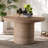 Quito 48" Seagrass Pedestal Dining Table