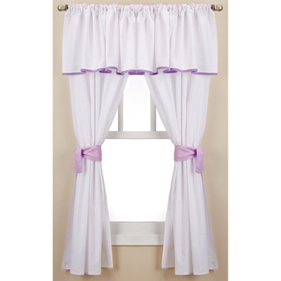 Vilray Cotton Blend Sheer Curtain Pair