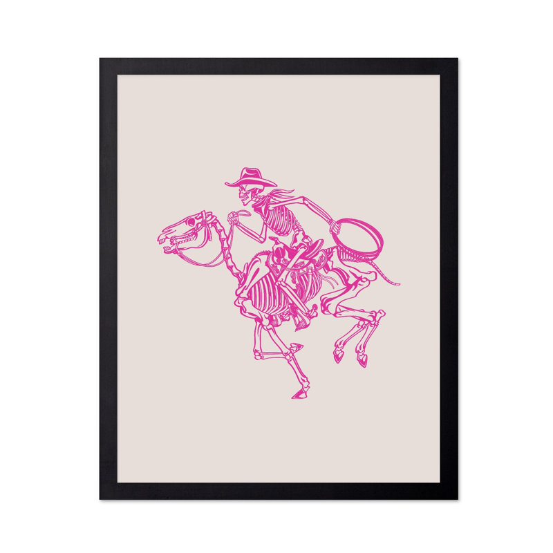 Skeleton Cowboy, Sans cadre, Affiche, H 16 po x l 20 po