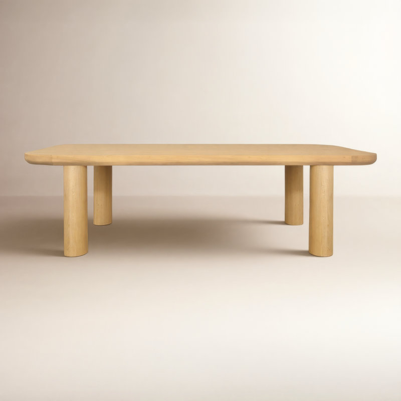 Anders Dining Table Large Natural, 30"H x 98"L x 42"W