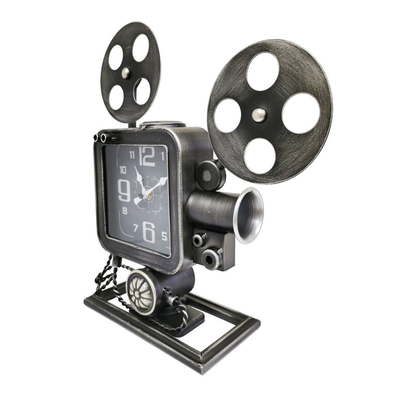 Horloge de table projecteur rétro