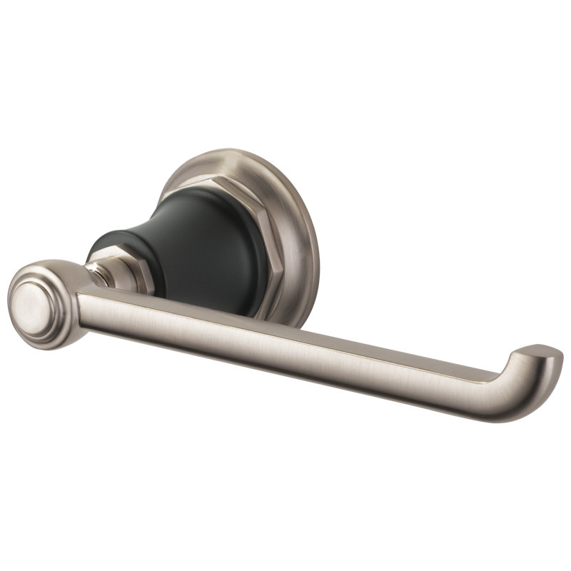 Rook® Tissue Holder, Luxe Nickel/Matte Black