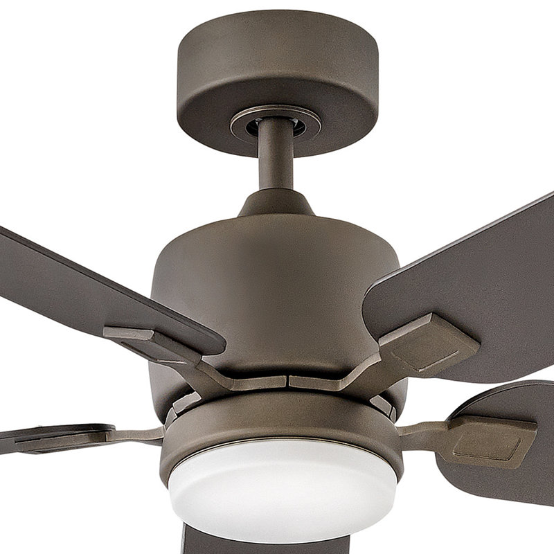 Afton 52-in 5-Blade Indoor Ceiling Fan with Integrated LED and Wall Control, Metallic Matte Bronze