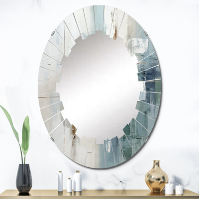 Zubi - Miroir mural moderne ovale