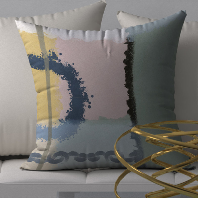 Housse de coussin décorative carrée/insert de satisfaction précieuse, 20 po X 20 po
