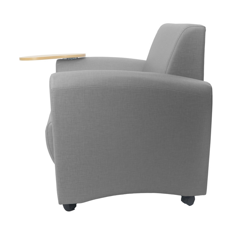 Chaise rembourrée Pro Series, Gris ardoise ardoise / grain d'érable