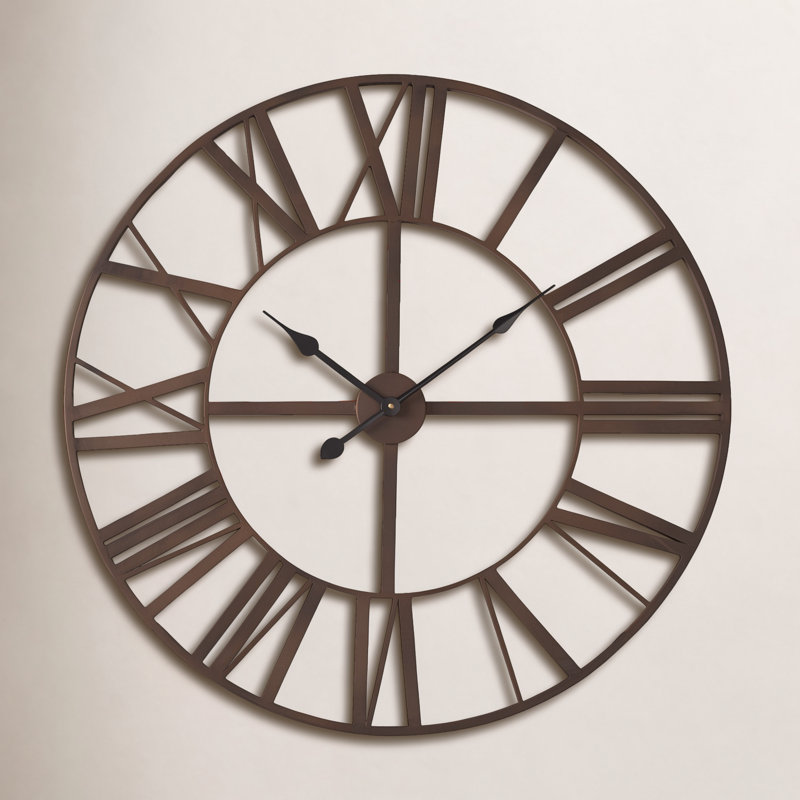 Metal Wall Clock, 30"