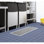 Bonde de plancher en acier inoxydable 18 po x 48 po, calibre 14 avec grille de style métro et panier de vidange amovible, homologuée NSF (km-ftg-1848)