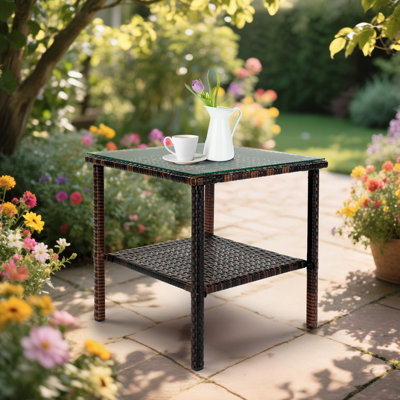 Patio Rectangular Side Table