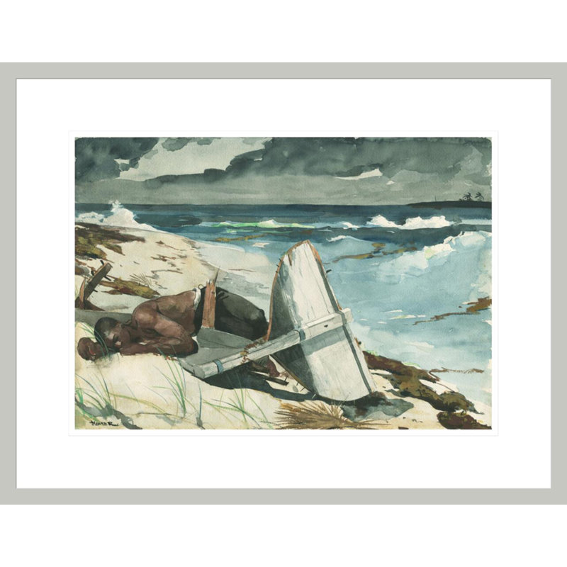 «After the Hurricane Bahamas» par Winslow Homer, impression giclée sur cadre, 16,98 po H x 21,75 po L