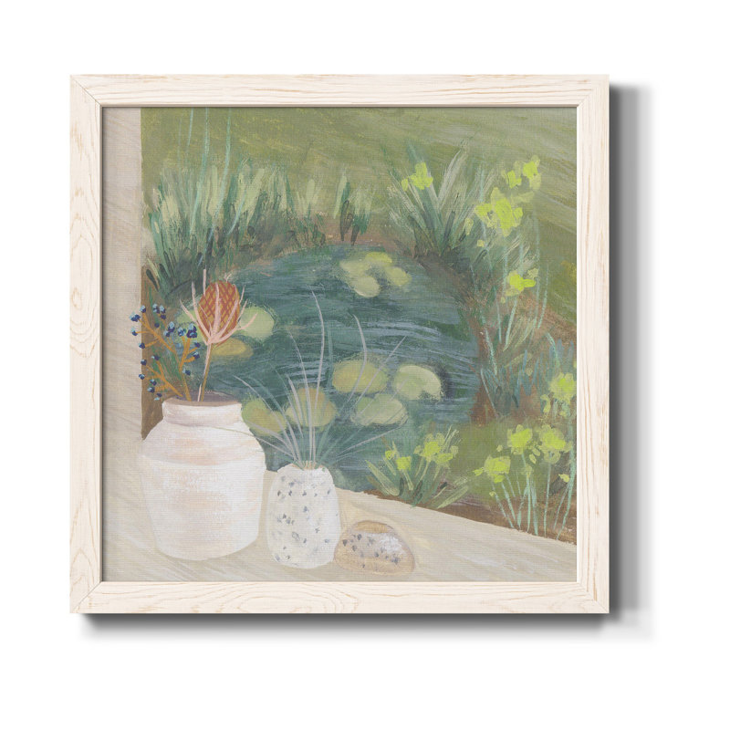 Toile de fenêtre encadrée de qualité supérieure - prête à être accrochée, Cadre blanc, H 17 po x l 17 po x P 1,5 po