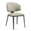  Chaises de salle à manger modernes en similicuir avec pieds en métal et chaises rembourrées ergonomiques (ensemble de 4)-126696861