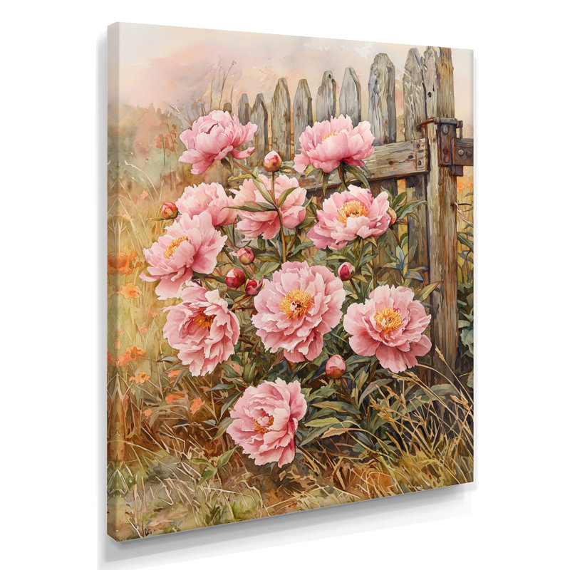 Gahagan - impressions sur toile florales, H 40 po x l 30 po, Toile tendue, Ne s’applique pas