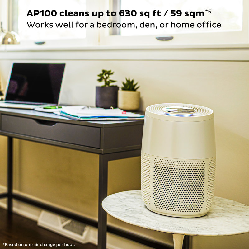 Instant Air Purifier with True HEPA, Pearl