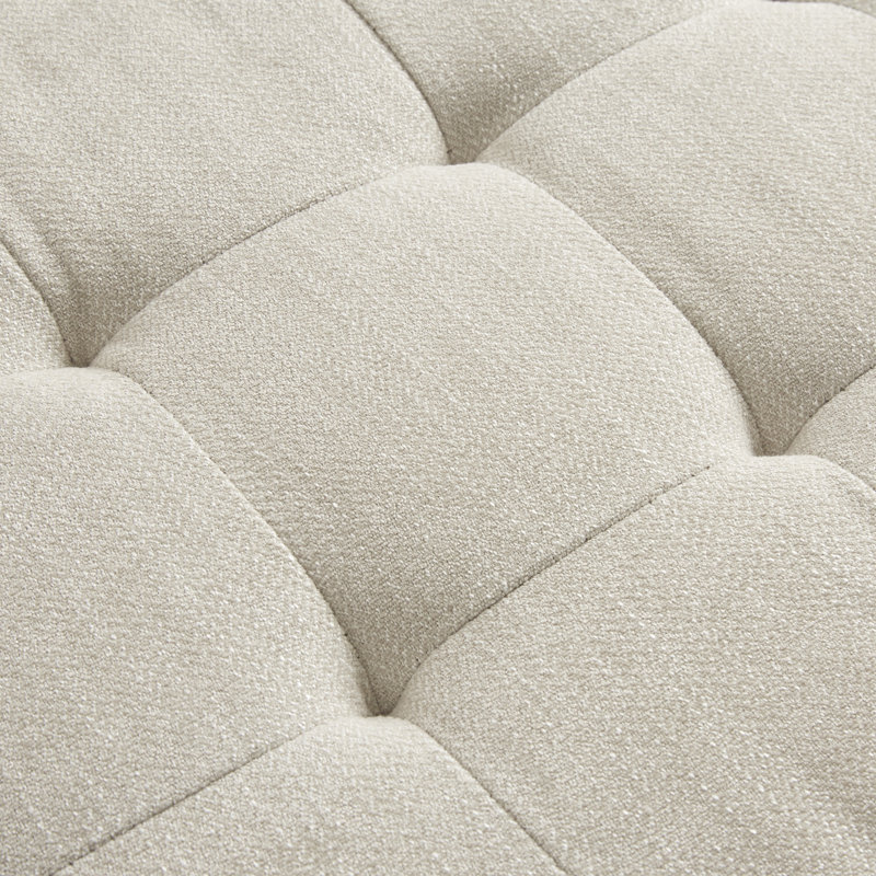 Gillian Upholstered Flip Top Storage Bench, Cream