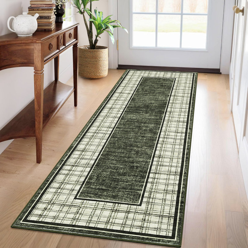 Tapis lavable à la machine Modern, Tapis de couloir 2 pi x 6 pi