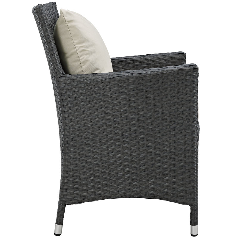 Fauteuil Sunbrella Modway, Toile Sunbrella® beige antique