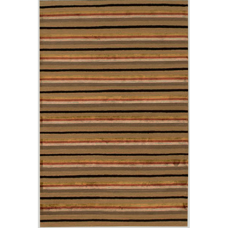 Wool Striped Area Rug