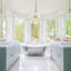 Mahood 3-Light Twisted Ribbed Glass Bubble Globe Chandelier Sputnik Ceiling Light-390257762