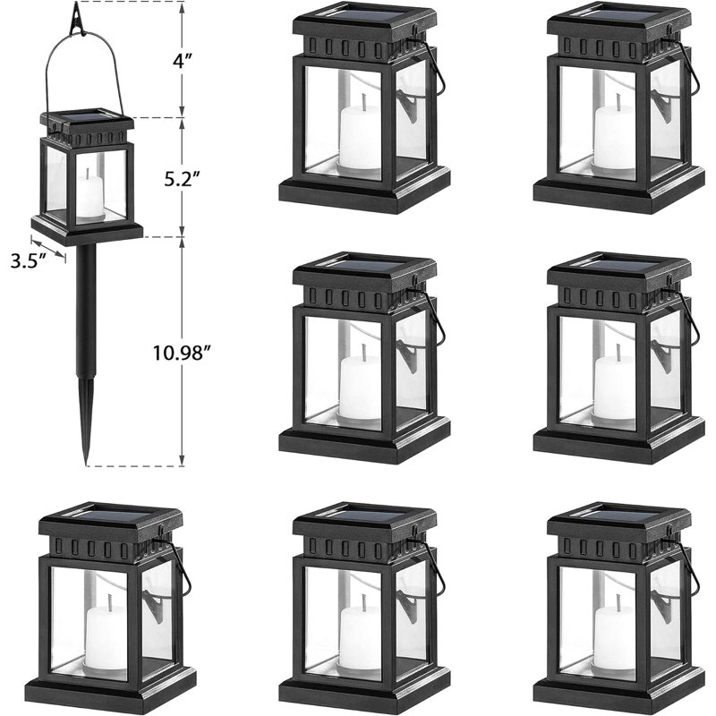 Matte Black Solar Powered Integrated LED Pathway Light