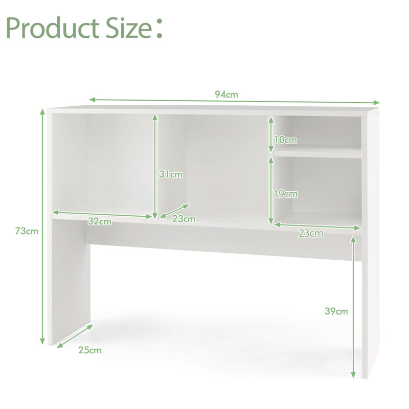 Rocchi Manufactured Wood Desk Organiser, White