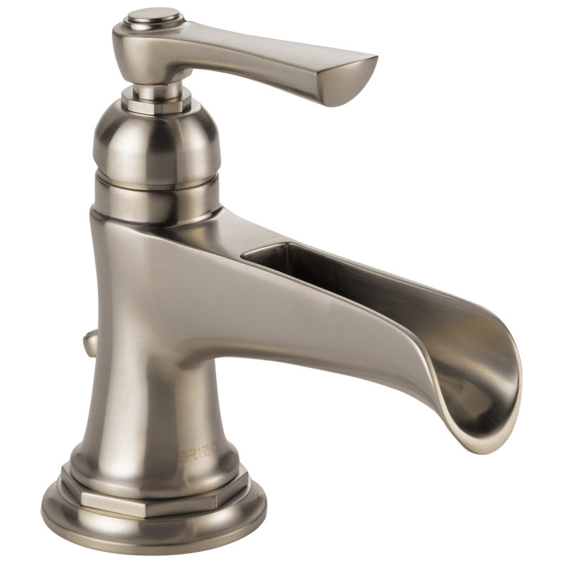 Rook® Single Hole Bathroom Faucet with Drain Assembly, 1.5 GPM, Luxe Nickel