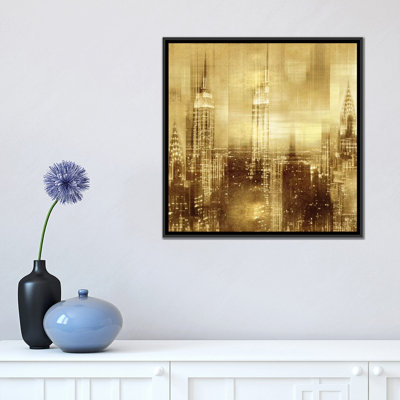 «NYC - Reflections in Gold II», impression sur toile