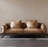 Brown Retro Casual Sofa