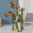 42" Cactus Cat Tree Condo, Multi-Level Tower with Scratching Posts, Perch, Ramp and Hammock for Cats