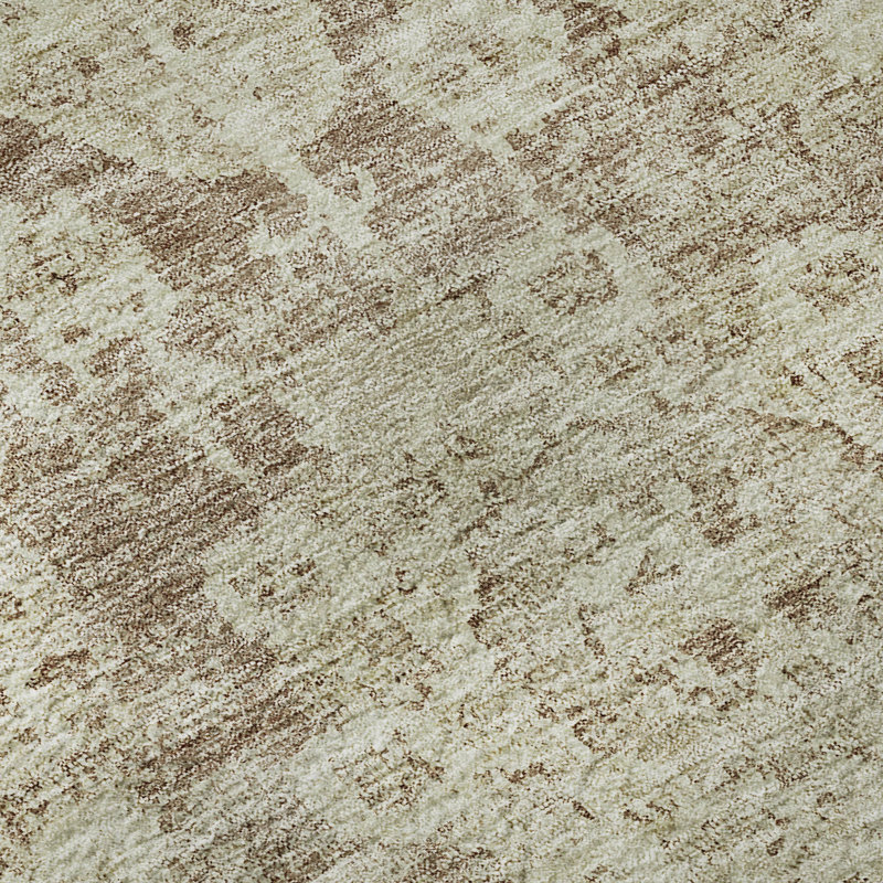 Premium Machine Washable Cerrito Mocha Rug, Rectangle 3' x 5'