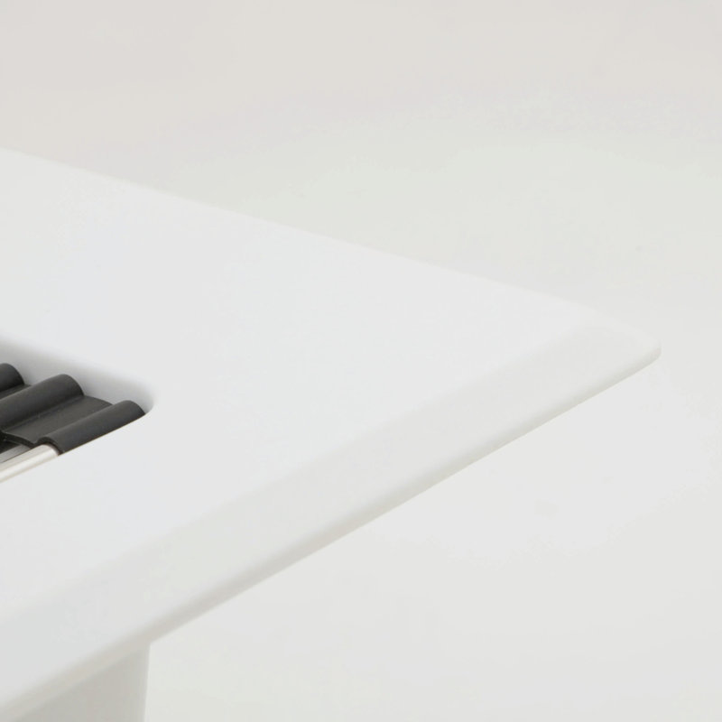 White Workstation 30X22" Kitchen Sink Drop - In, Granite Composite, Non Scratch, Quiet Operation, Reduces Dirt, Package With Bottom Grid And Cutting Board , Colander Installation Clips