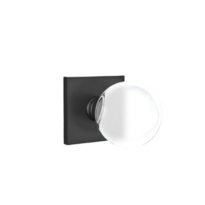 Passage Bristol Crystal Knob with Square Rose