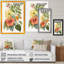 «Blossiming Yellow Retro Hibiscus VI», art floral sur toile-87348206-87348207