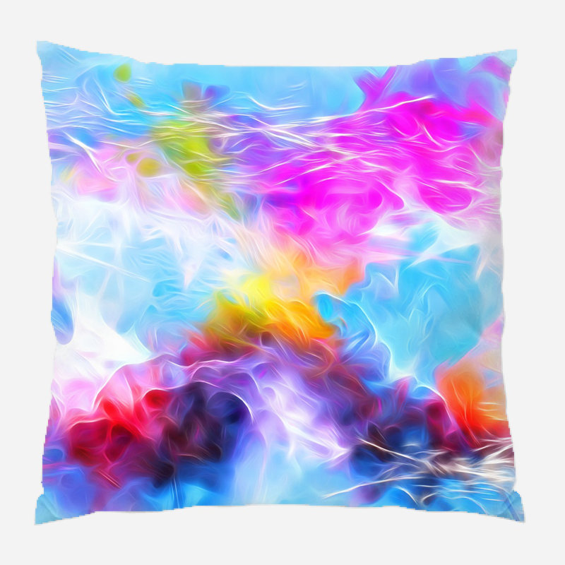 Coussin décoratif Gabilan, Microsuède, Intérieur 