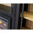 Olszewski Three 8' Tall Bookcase Wall With Fireplace and Ladder, Storage Organizer, Black