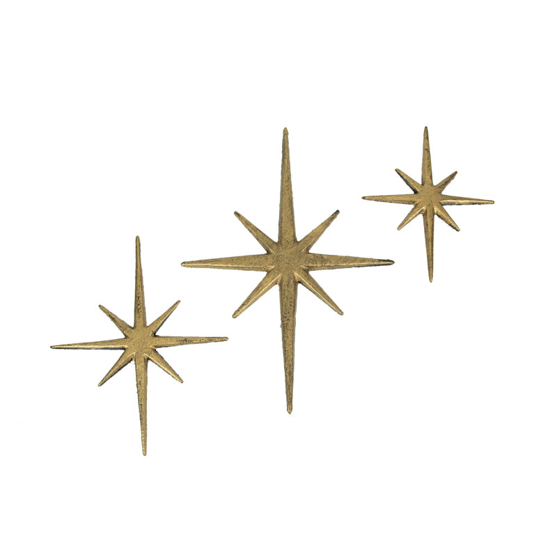 Modern Abstract Wall Decor on Metal