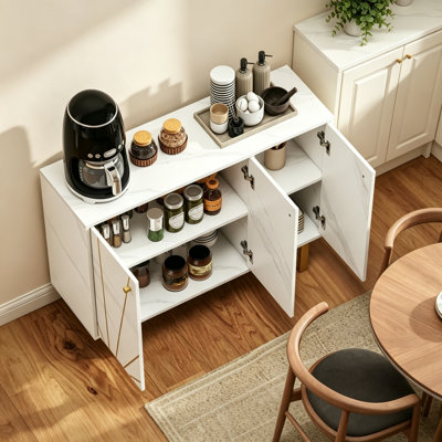 107 cm W Steel Sideboard