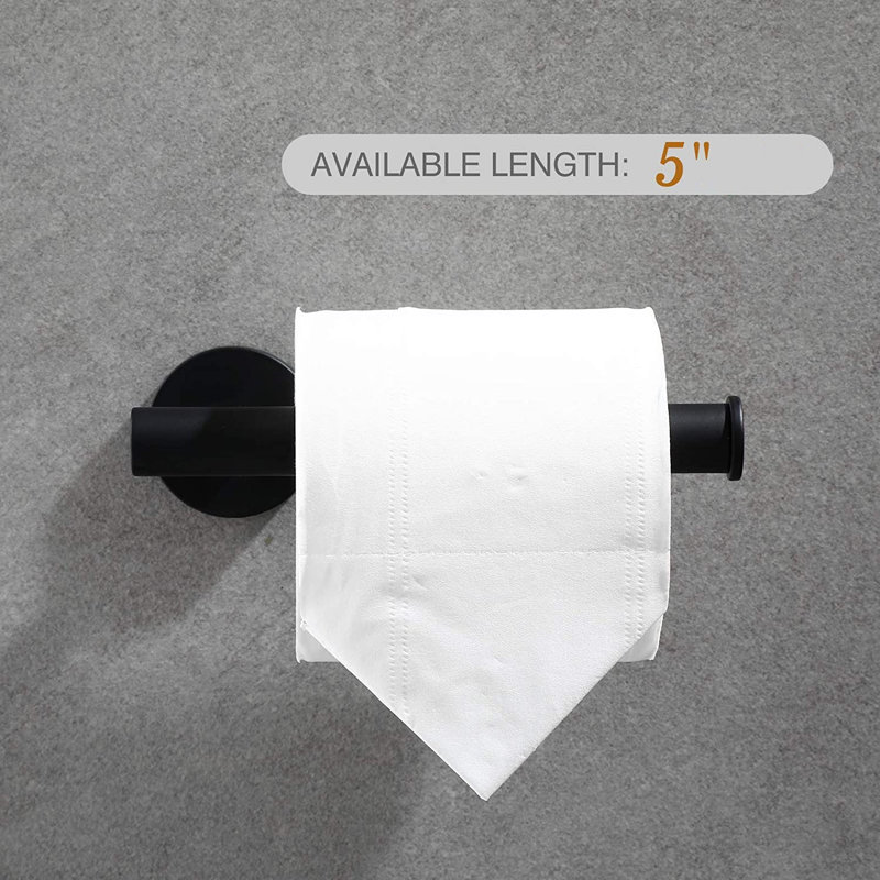 5 - Piece Bathroom Hardware Set, Matte Black
