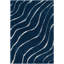 Tapis bleu / crème Ashal-1641925541