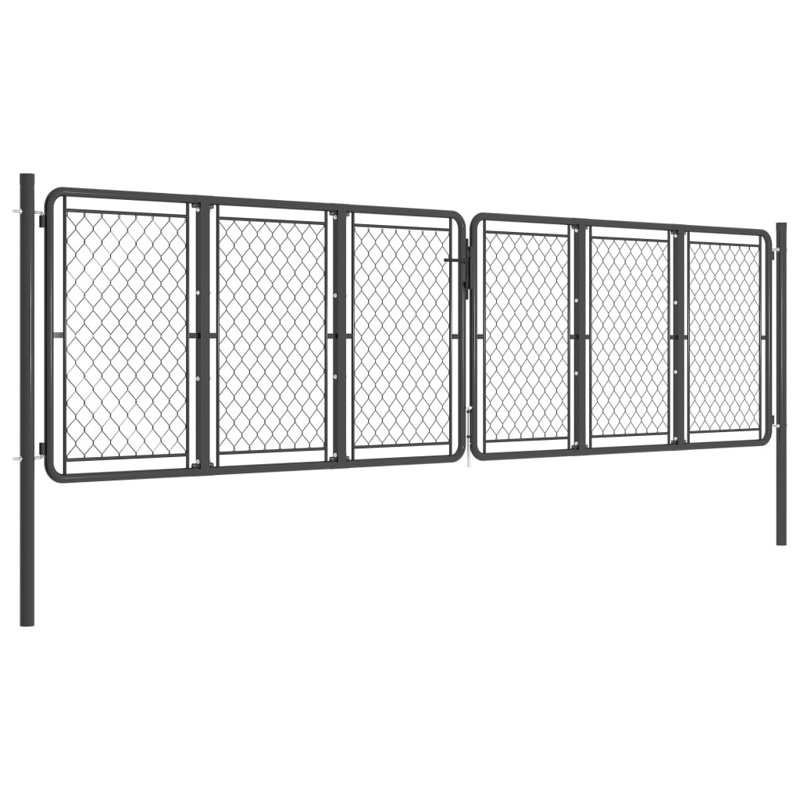 Shmavon 400 cm W Gate Fencing, 175cm H x 400cm W, Green