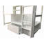 Lit mezzanine avec tablette de rangement