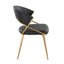 Chaises d'appoint rembourrées en similicuir Loehr-96260525