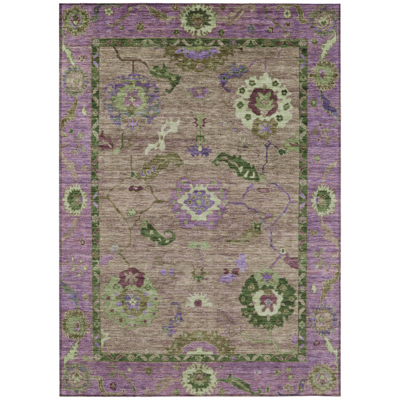 Machine Washable Indoor/Outdoor Chantille ACN2230 Global Rug, Rectangle 2'6" x 3'10"