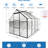 All Season Greenhouse With Frame And Sliding Door 99.49 In. Wide Walk-In For Ample Planting Space-126422893